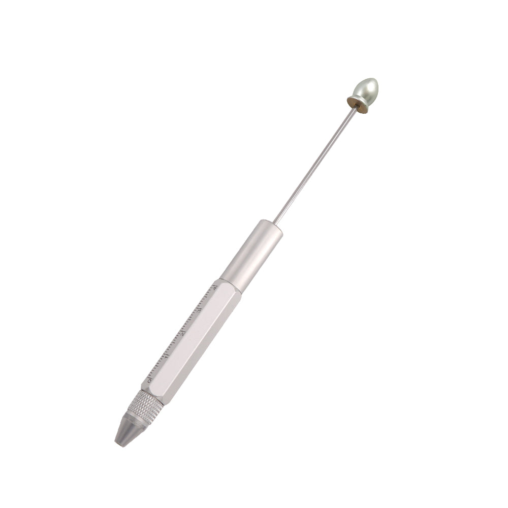 Wholesale Beadable Pens Writing Scale Touch Screwdriver Multifunctional Pen DIY Metal Pen